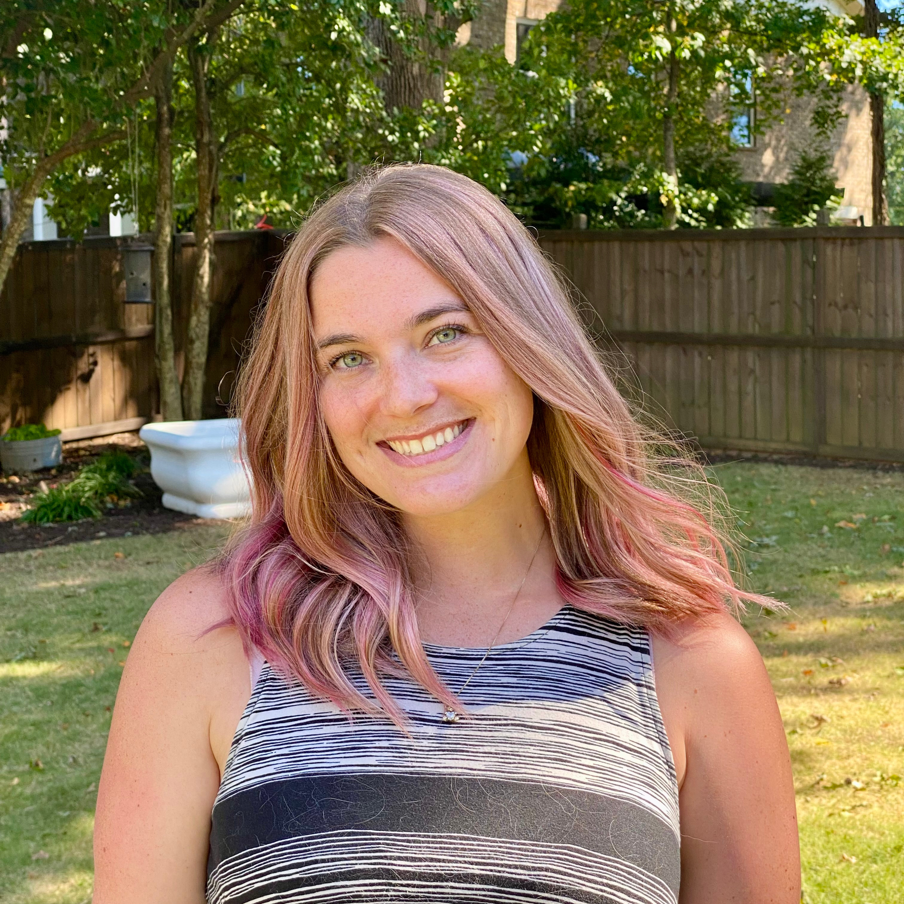 Portrait of Amanda Witmond smiling outdoors