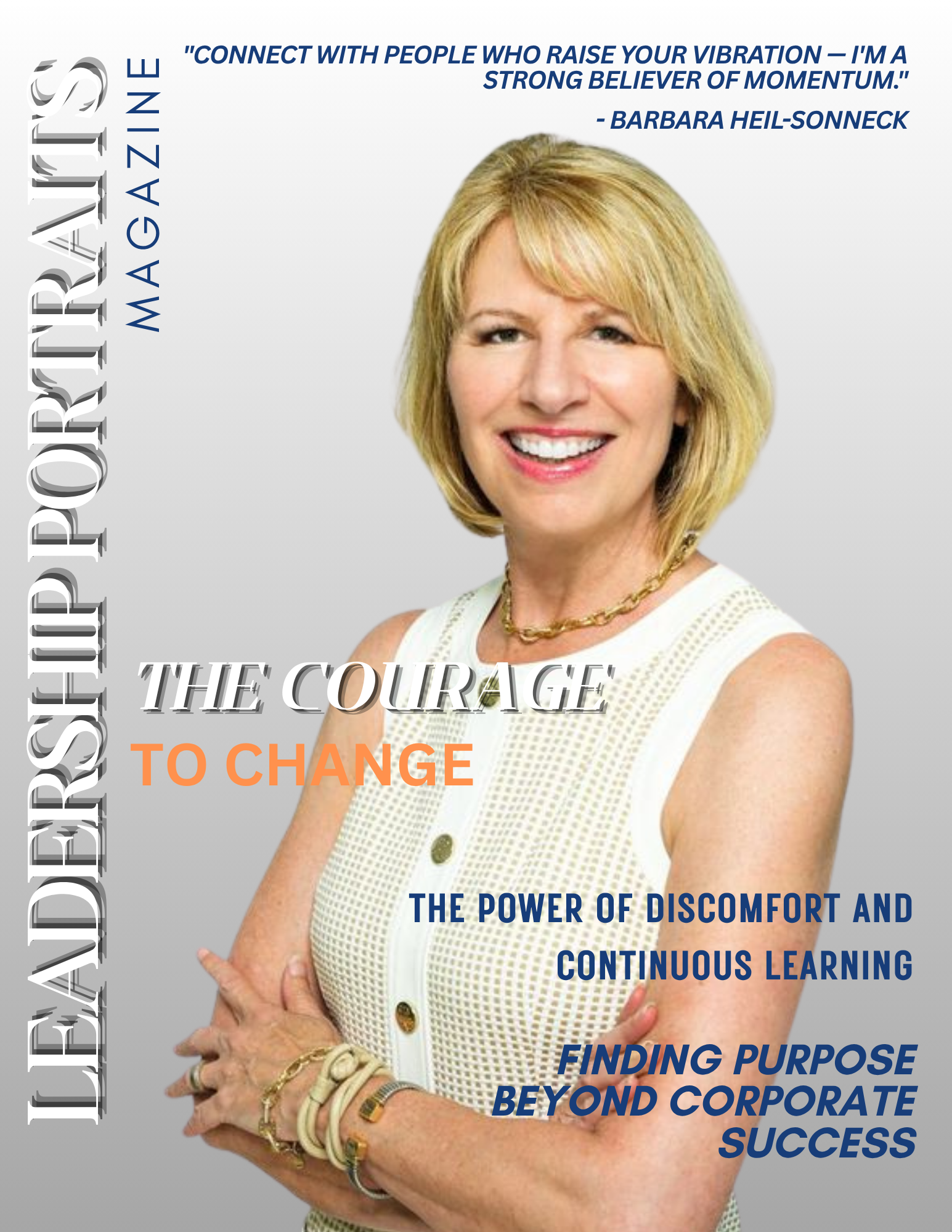 Leadership Portraits magazine cover featuring Barbara Heil Sonneck
