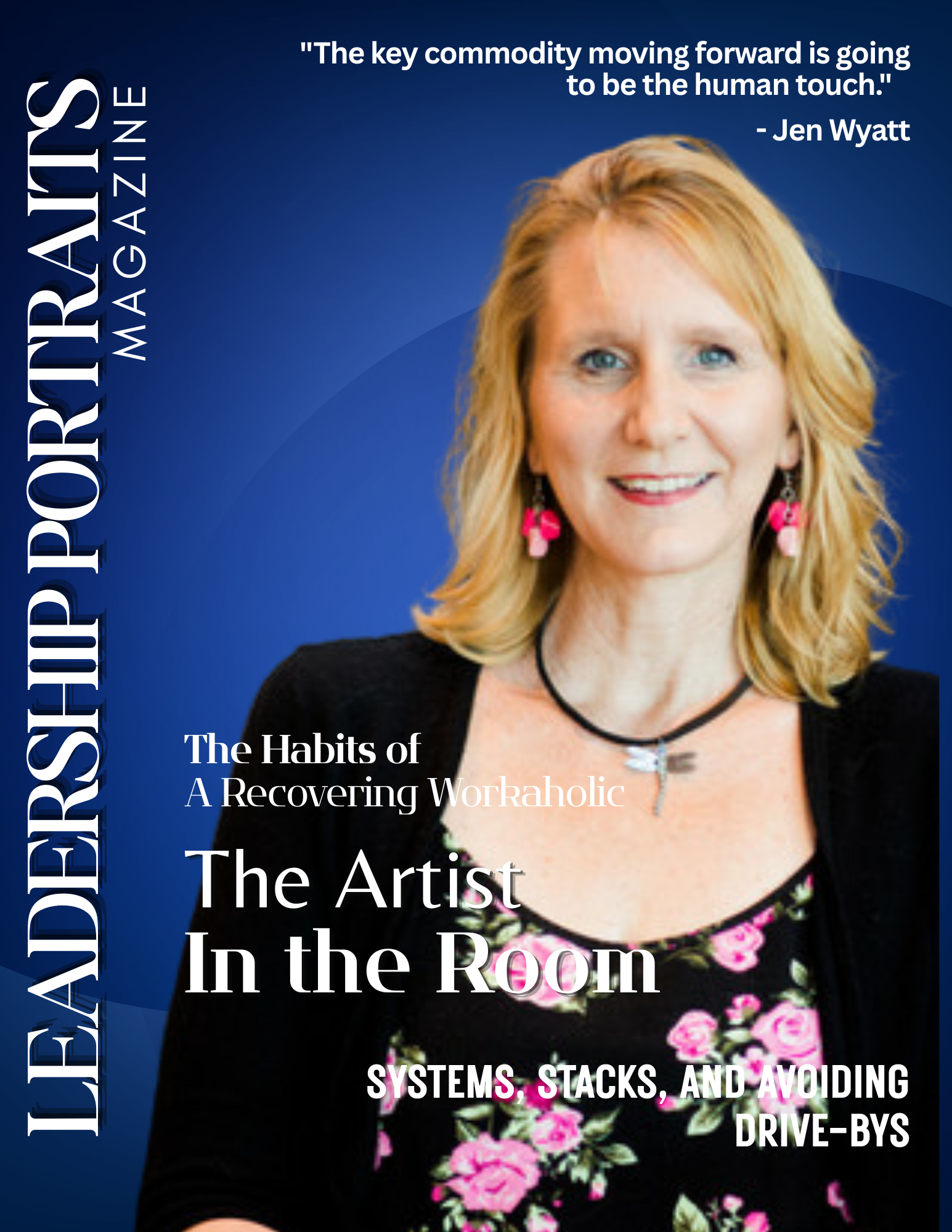 Leadership Portraits magazine cover featuring Jen Wyatt